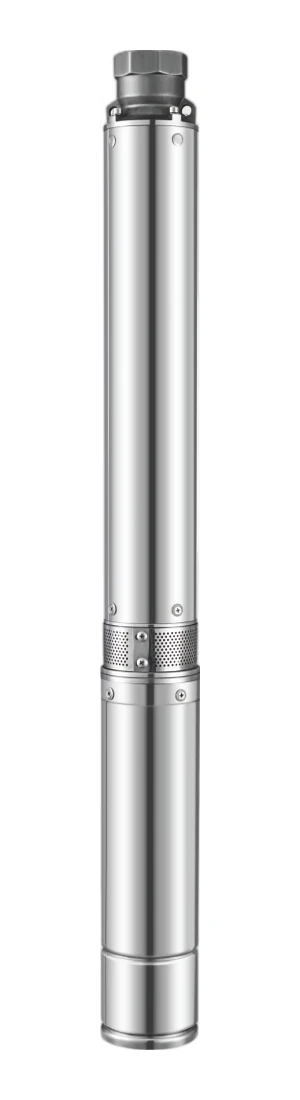 GSR permanent-magnet borehole pump, complete exterior view